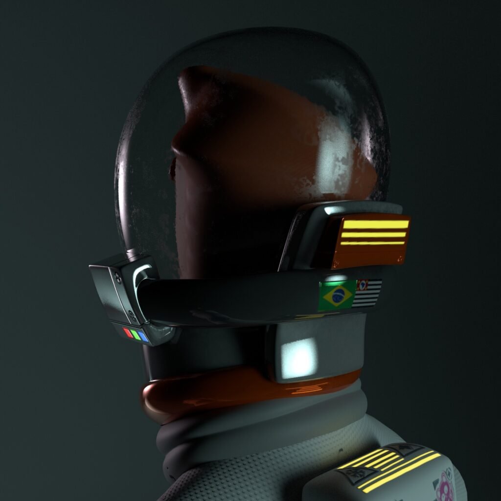 Rodrigo astronaunt helmet